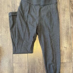 H&M Dark Grey Textured Slim Pants – Size US 8